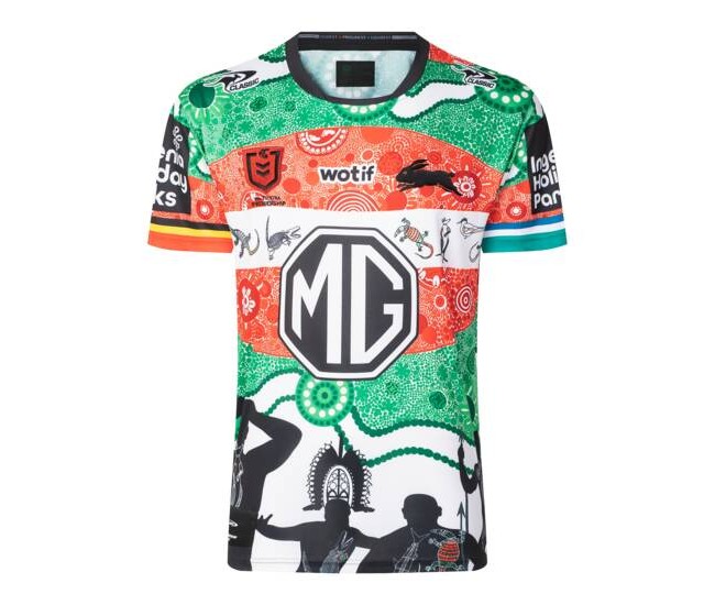 2024 South Sydney Rabbitohs Rugby Mens Indigenous Jersey 2024 South Sydney Rabbitohs Rugby Mens Indigenous Jersey