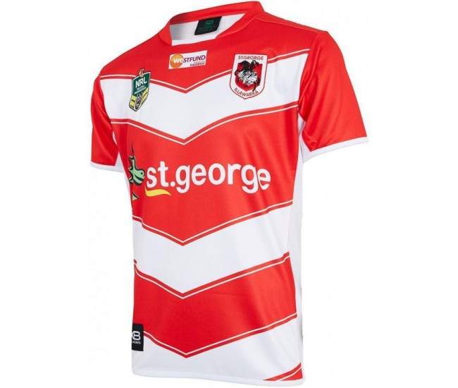 St. George Illawarra Dragons 2018 Men's Away Jersey St. George Illawarra Dragons 2018 Men's Away Jersey