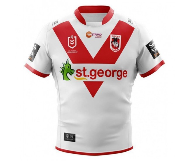 St. George Illawarra Dragons 2019 Men's Home Jersey St. George Illawarra Dragons 2019 Men's Home Jersey