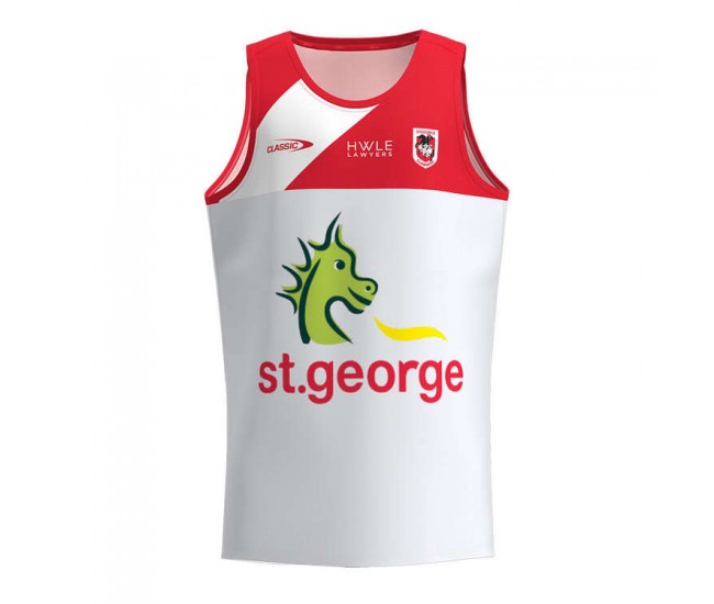 2023 St George Illawarra Dragons Rugby Mens Training Singlet 2023 St George Illawarra Dragons Rugby Mens Training Singlet