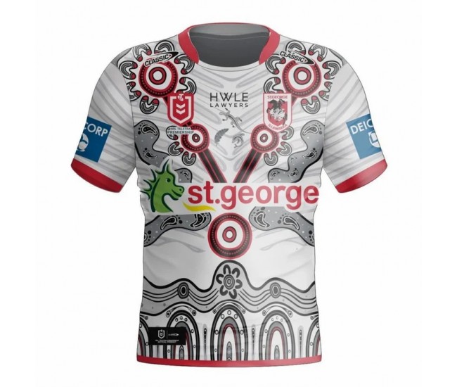 2024 St George Illawarra Dragons Rugby Mens Indigenous Jersey
