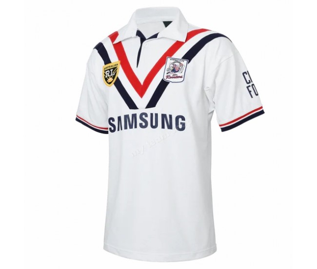 1996 Sydney Roosters Rugby Mens Away NRL Retro Jersey