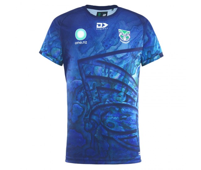 2025 New Zealand Warriors Rugby Mens Warm Up Paua Tee 2025 New Zealand Warriors Rugby Mens Warm Up Paua Tee