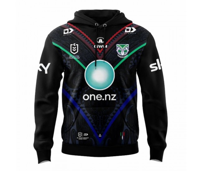 2024 New Zealand Warriors Rugby Mens Indigenous Hoodie 2024 New Zealand Warriors Rugby Mens Indigenous Hoodie