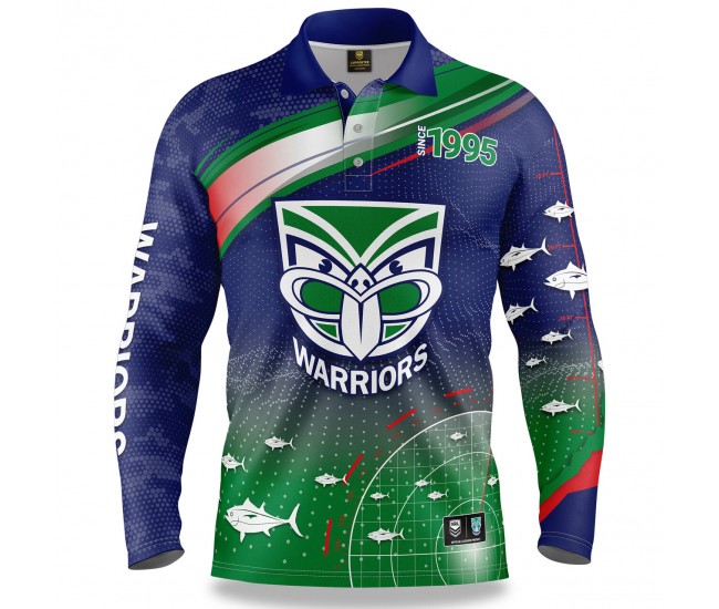 2022 New Zealand Warriors Mens Fishfinder Fishing Shirt 2022 New Zealand Warriors Mens Fishfinder Fishing Shirt
