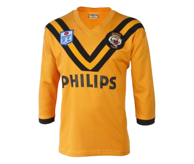 Balmain Tigers Retro Shirt 1989 Balmain Tigers Retro Shirt 1989