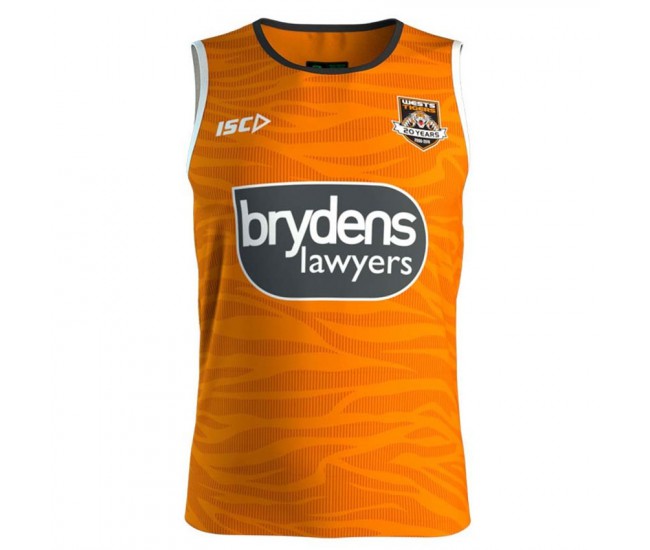 Wests Tigers 2019 Men's Training Singlet