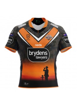 Steeden 2021 Wests Tigers Mens ANZAC Jersey