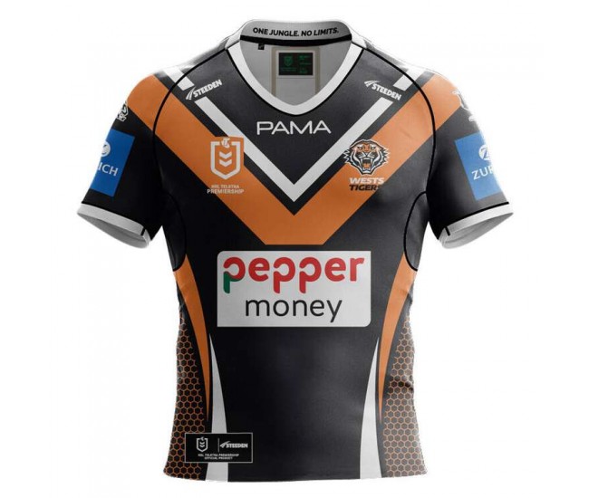 2025 Wests Tigers Rugby Mens Home Jersey 2025 Wests Tigers Rugby Mens Home Jersey