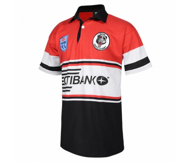 1994 North Sydney Bears Rugby Mens NRL Retro Jersey