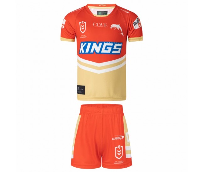 2023 Dolphins Rugby Kids Home Kit