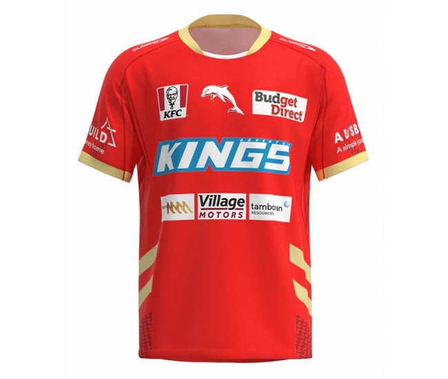 2023 Dolphins Rugby Men's Red Training Jersey 2023 Dolphins Rugby Men's Red Training Jersey