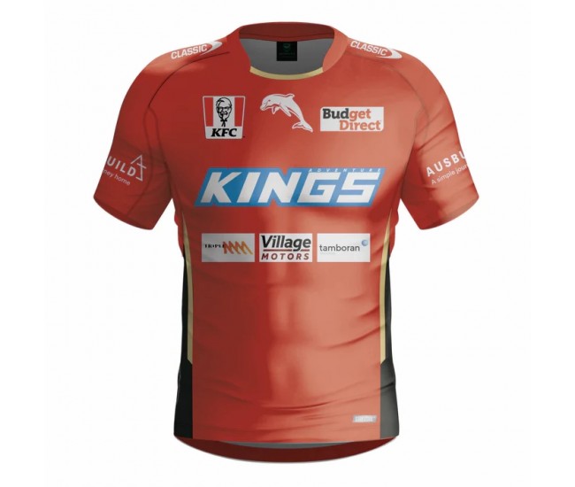 2024 Dolphins Rugby Men's Red Training Jersey