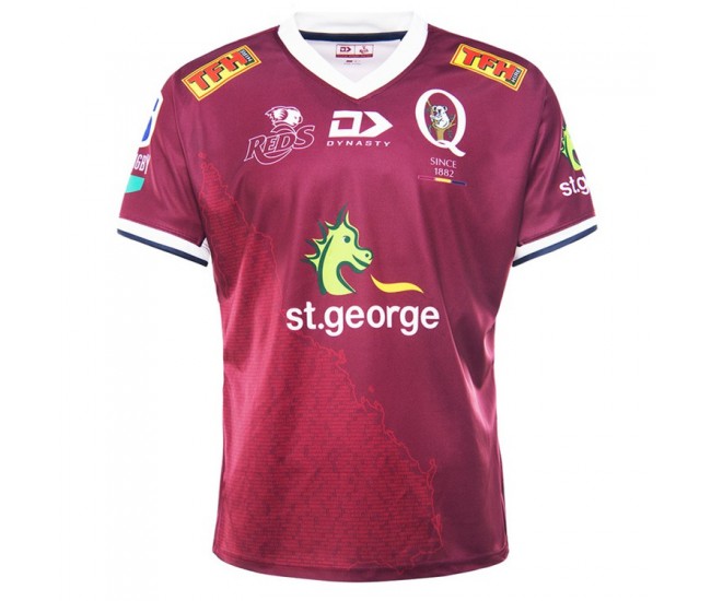 2021 Queensland Reds Rugby Mens Home Jersey