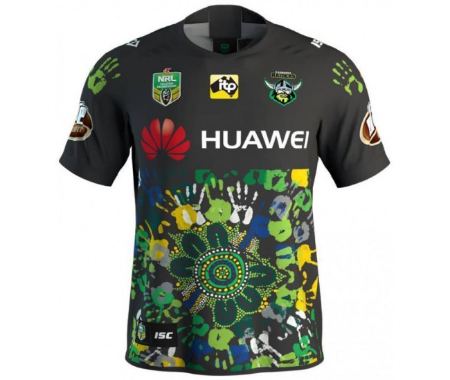 Canberra Raiders 2018 Men's Indigenous Jersey Canberra Raiders 2018 Men's Indigenous Jersey