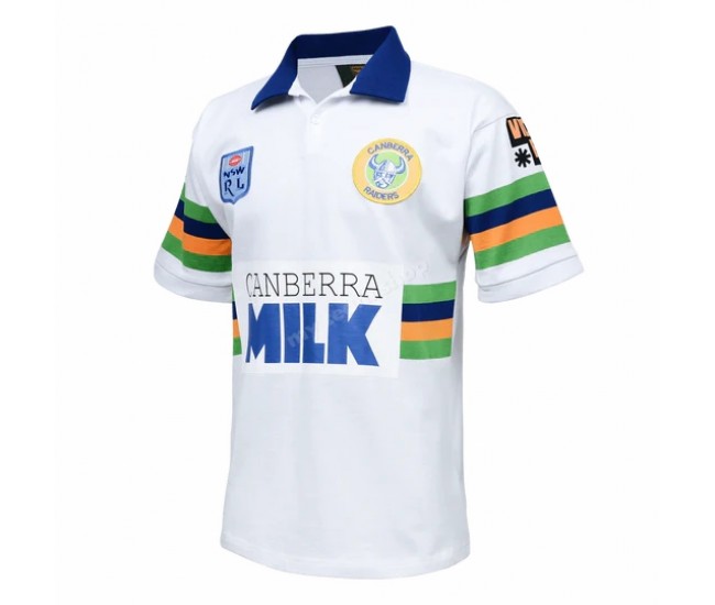 1994 Canberra Raiders Rugby Mens Away NRL Retro Jersey 1994 Canberra Raiders Rugby Mens Away NRL Retro Jersey