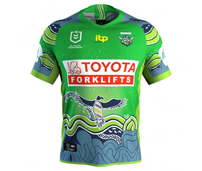 ISC 2021 Canberra Raiders Mens Indigenous Jersey ISC 2021 Canberra Raiders Mens Indigenous Jersey
