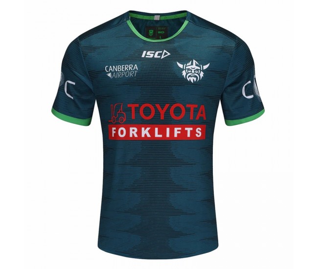 2025 Canberra Raiders Rugby Mens Jungle Training Tee 2025 Canberra Raiders Rugby Mens Jungle Training Tee