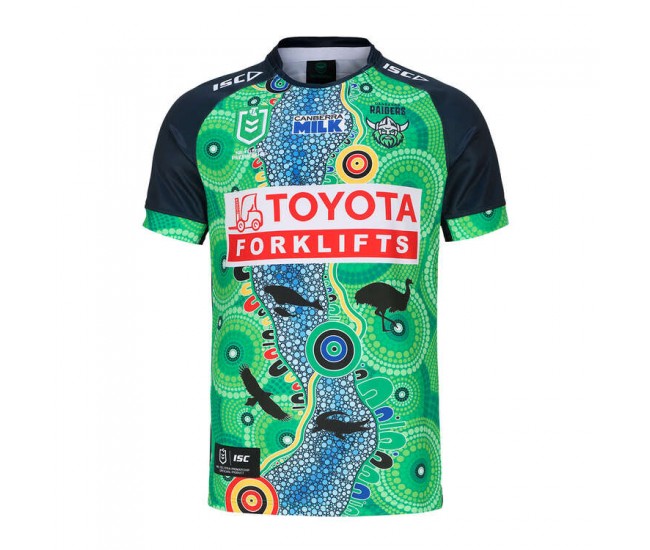 2024 Canberra Raiders Rugby Mens Indigenous Jersey 2024 Canberra Raiders Rugby Mens Indigenous Jersey