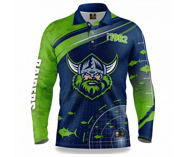2022 Canberra Raiders Rugby Men's Fishfinder Fishing Shirt 2022 Canberra Raiders Rugby Men's Fishfinder Fishing Shirt