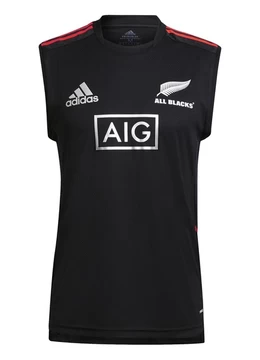 2021 All Blacks Rugby Primeblue Performance Singlet Black