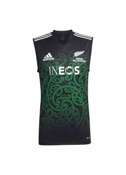 2022 Maori All Blacks Rugby Mens Training Singlet