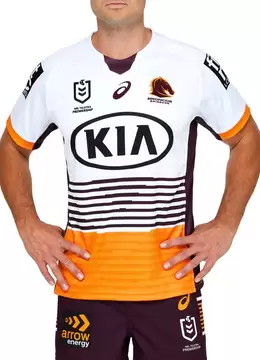 Asics 2021 Brisbane Broncos Away Jersey