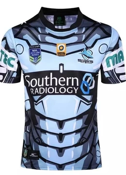 2016 Cronulla SHARKS  MEN'S JERSEY