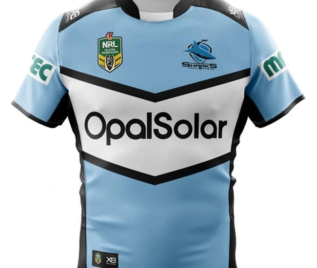 Cronulla Sutherland Sharks 2018 Men's Home Jersey Cronulla Sutherland Sharks 2018 Men's Home Jersey