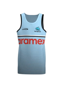 2023 Cronulla-Sutherland Sharks Rugby Mens Training Singlet