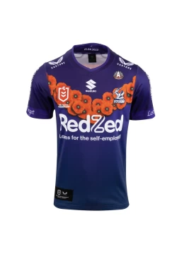 2023 Melbourne Storm Rugby Mens Anzac Jersey