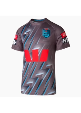 2023 NSW Blues Rugby Mens Gray Training Jersey