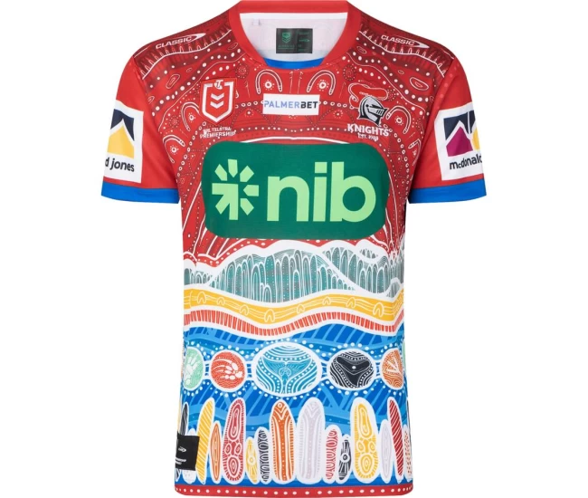 2023 Newcastle Knights Rugby Mens Indigenous Jersey