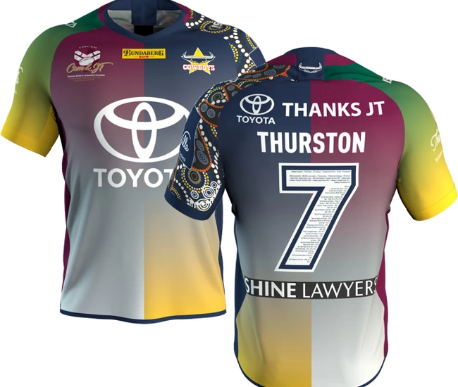 Johnathan Thurston 2018 Adult's Testimonial Jersey Johnathan Thurston 2018 Adult's Testimonial Jersey