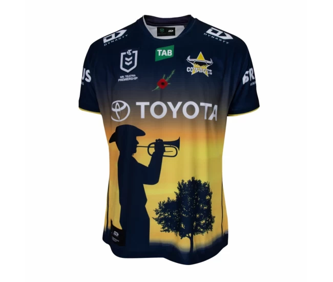 2023 North Queensland Cowboys Rugby Mens Defence Jersey