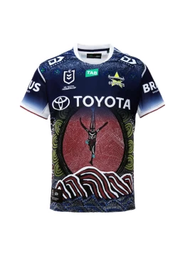 2023 North Queensland Cowboys Rugby Mens Indigenous Jersey
