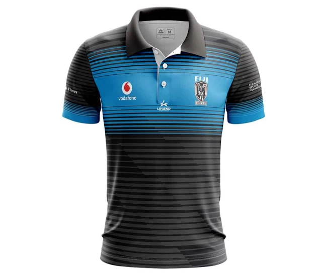 2022 Fiji Bati Rugby Mens Sublimated Polo shirt