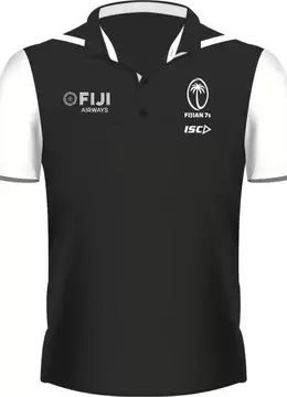 Supportershop Unisex Polo Rugby Fidji Rugby-Poloshirt von Fidji. 