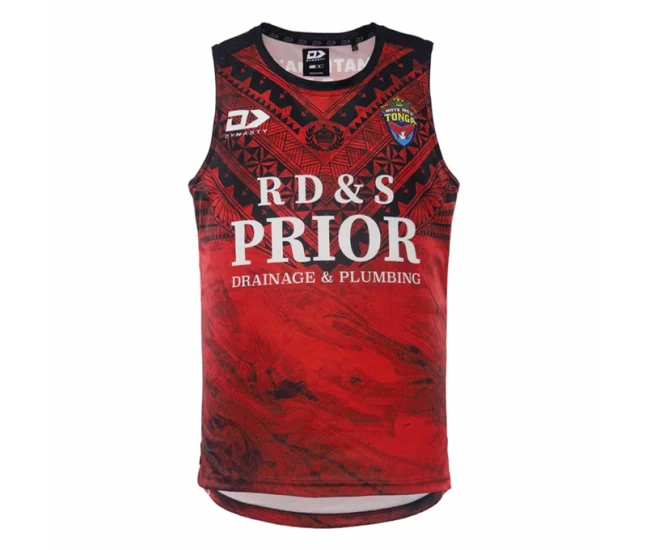 Dynasty 2022 Tonga Rugby League Mens Training Singlet