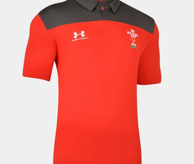 Under Armour Wales WRU 2019 2020 Rugby Polo Shirt