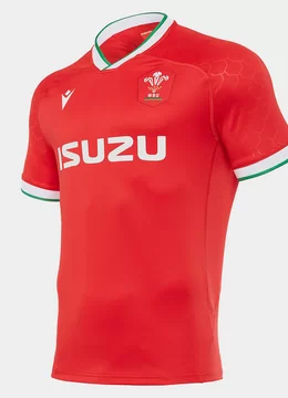 Macron Wales Rugby Home Jersey 2021