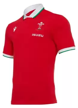 2021 Macron Wales Rugby Home Classic Jersey