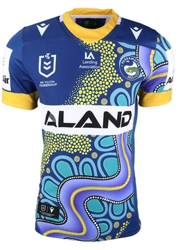 Macron 2021 Parramatta Eels Mens Indigenous Jersey
