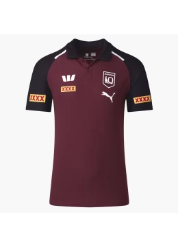 2024 QLD Maroons State of Origin Rugby Mens Team Polo