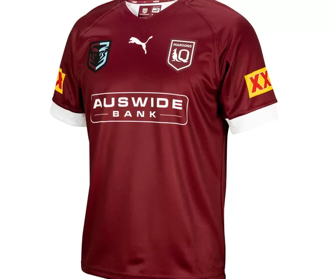 NRL 2021 QLD Maroons State of Origin Mens Home Jersey
