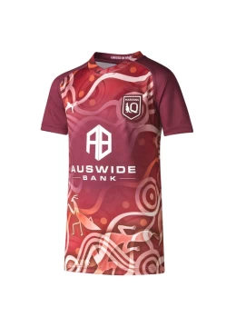 2023 QLD Maroons Rugby Mens Indigenous Training Jersey