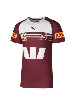 2024 QLD Maroons State of Origin Rugby Mens Training Tee