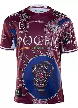 Manly Warringah Sea Eagles Men's Indigenous Jersey 2020