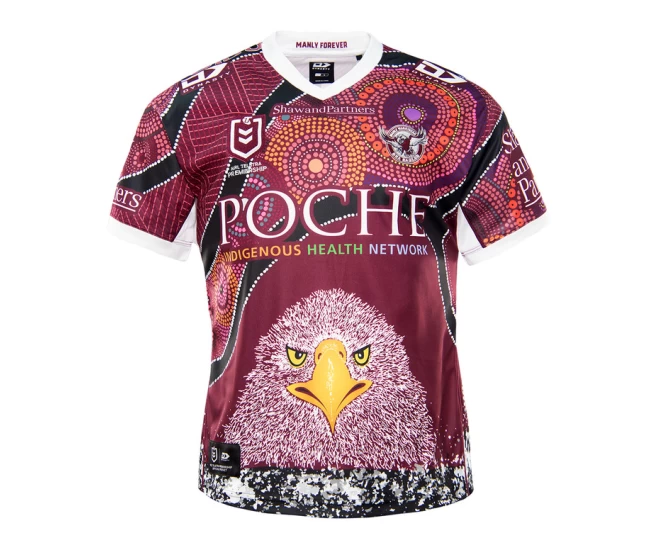Manly Sea Eagles 2021 Indigenous Jersey 4XL 7XL & Kids 4-10 NRL Dynasty 