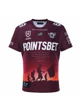 2023 Manly Warringah Sea Eagles Rugby Mens Anzac Jersey